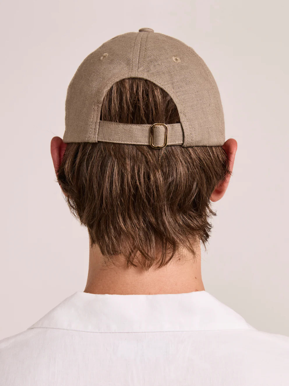 Load image into Gallery viewer, Fernando Linen Cap Khaki
