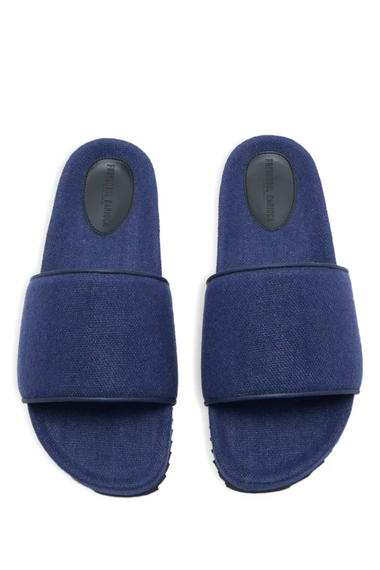 Renato Linen Sliders Navy