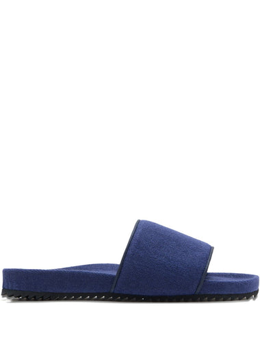 Renato Linen Sliders Navy