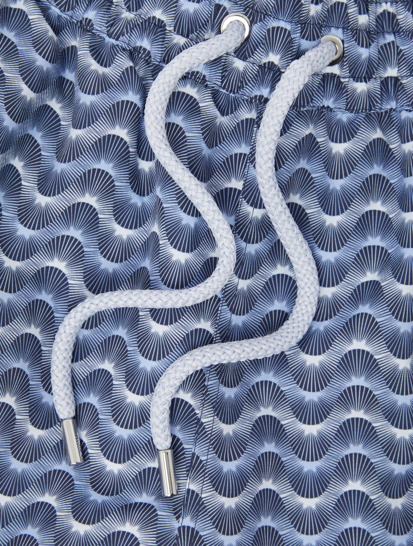 Load image into Gallery viewer, Rio Swim Short Copa Raio Do Sol Print Chambray &amp;amp; Charcoal Blue - Short
