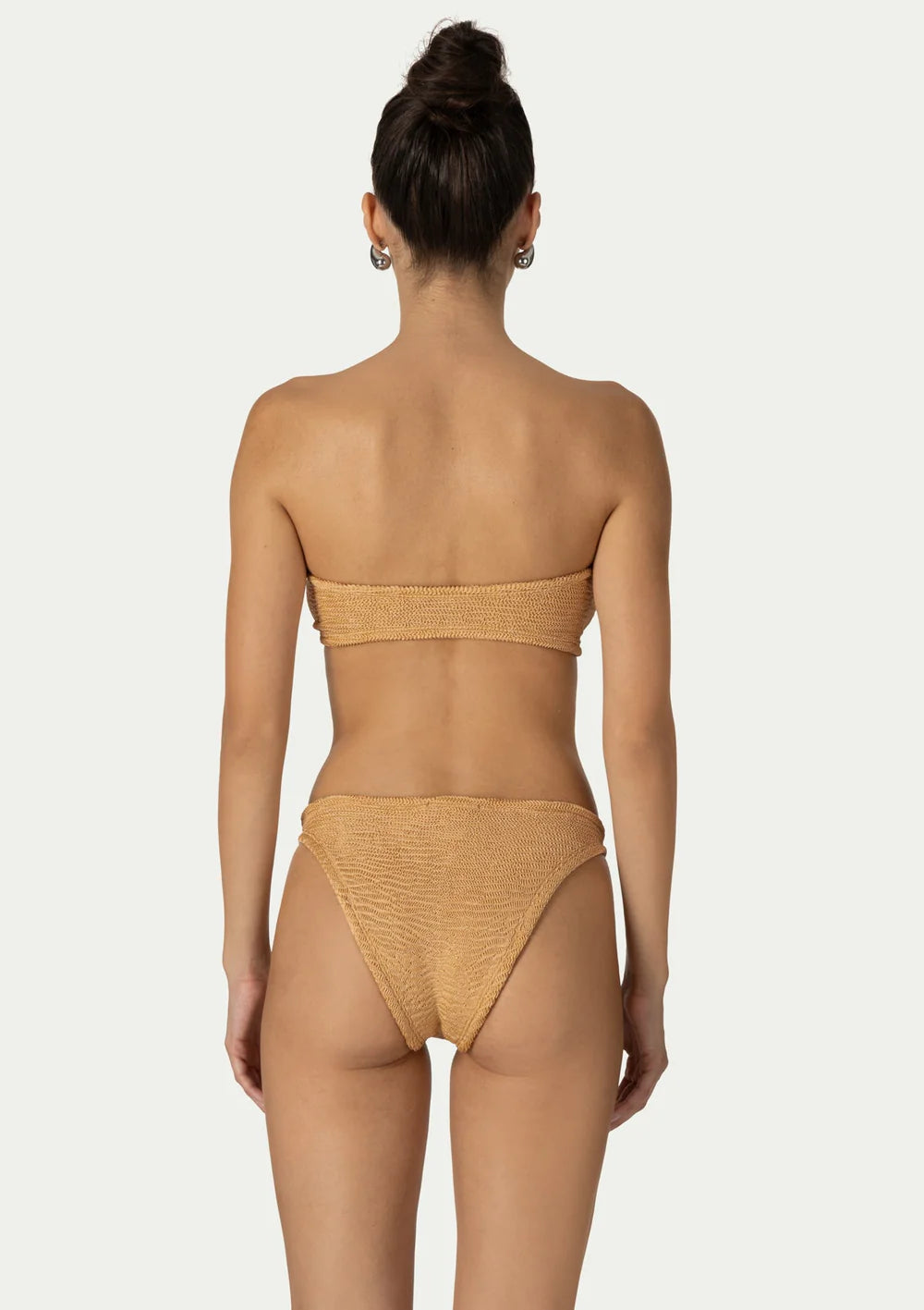 Load image into Gallery viewer, Frida Bikini Peach Lurex
