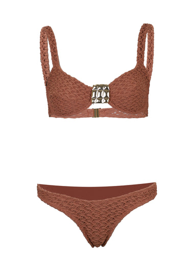 Seychelles Mocha Bikini Set