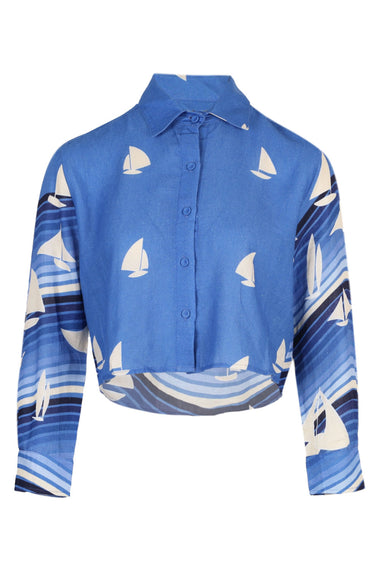 Shirt Cropped Barcos
