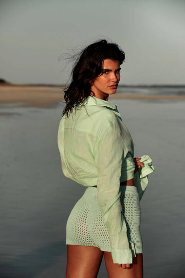 Shorts Tricot Acqua