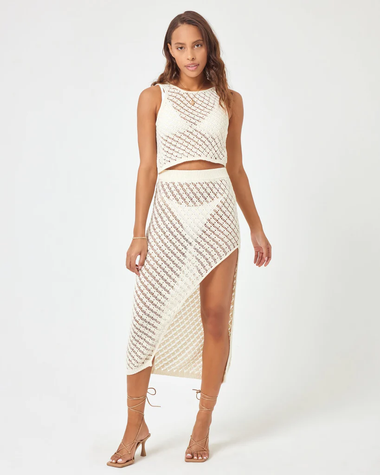 Gold Dust Skirt Cream - Skirt