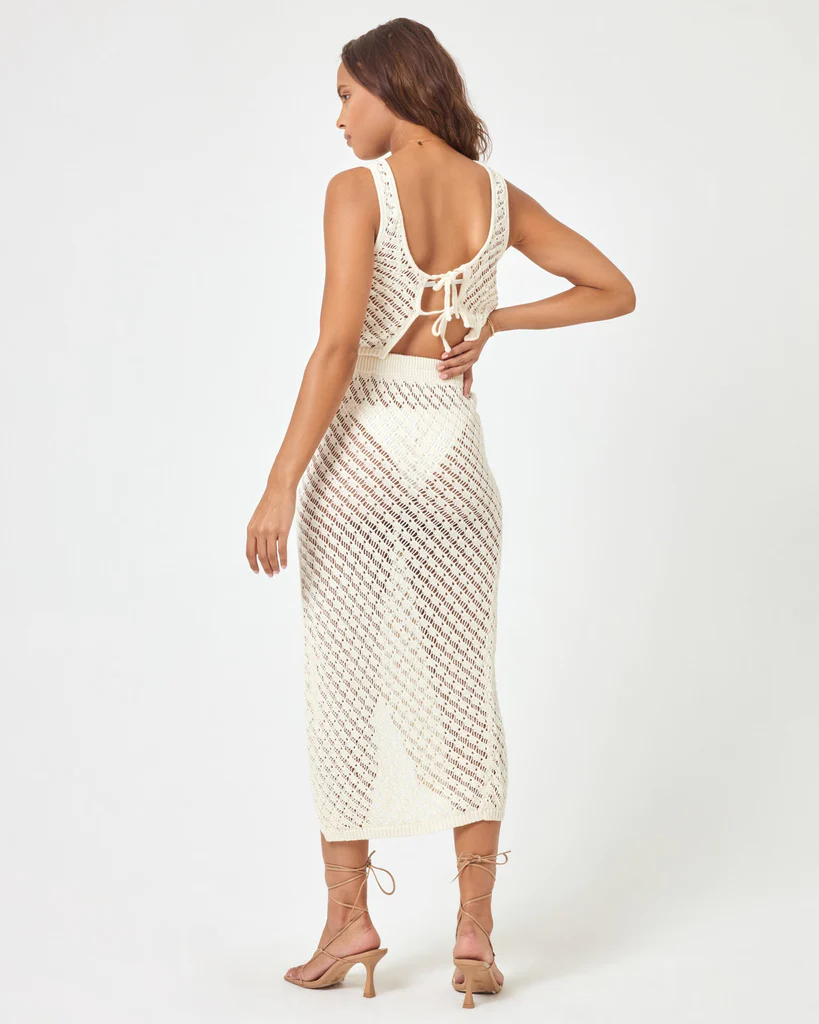 Load image into Gallery viewer, Gold Dust Skirt Cream - Skirt
