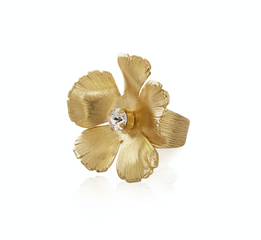 Anemone Ring Crystal - ONE SIZE - Ring