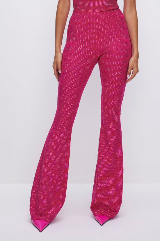 Load image into Gallery viewer, Crystal Pullon Flare Leggings Love Potion
