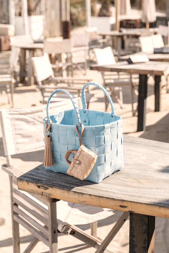 Load image into Gallery viewer, Mini Paris Handbag Faded Blue
