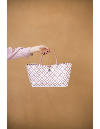 Mini Motif Bag Copper Blush With White Pattern - ONE SIZE - Bag