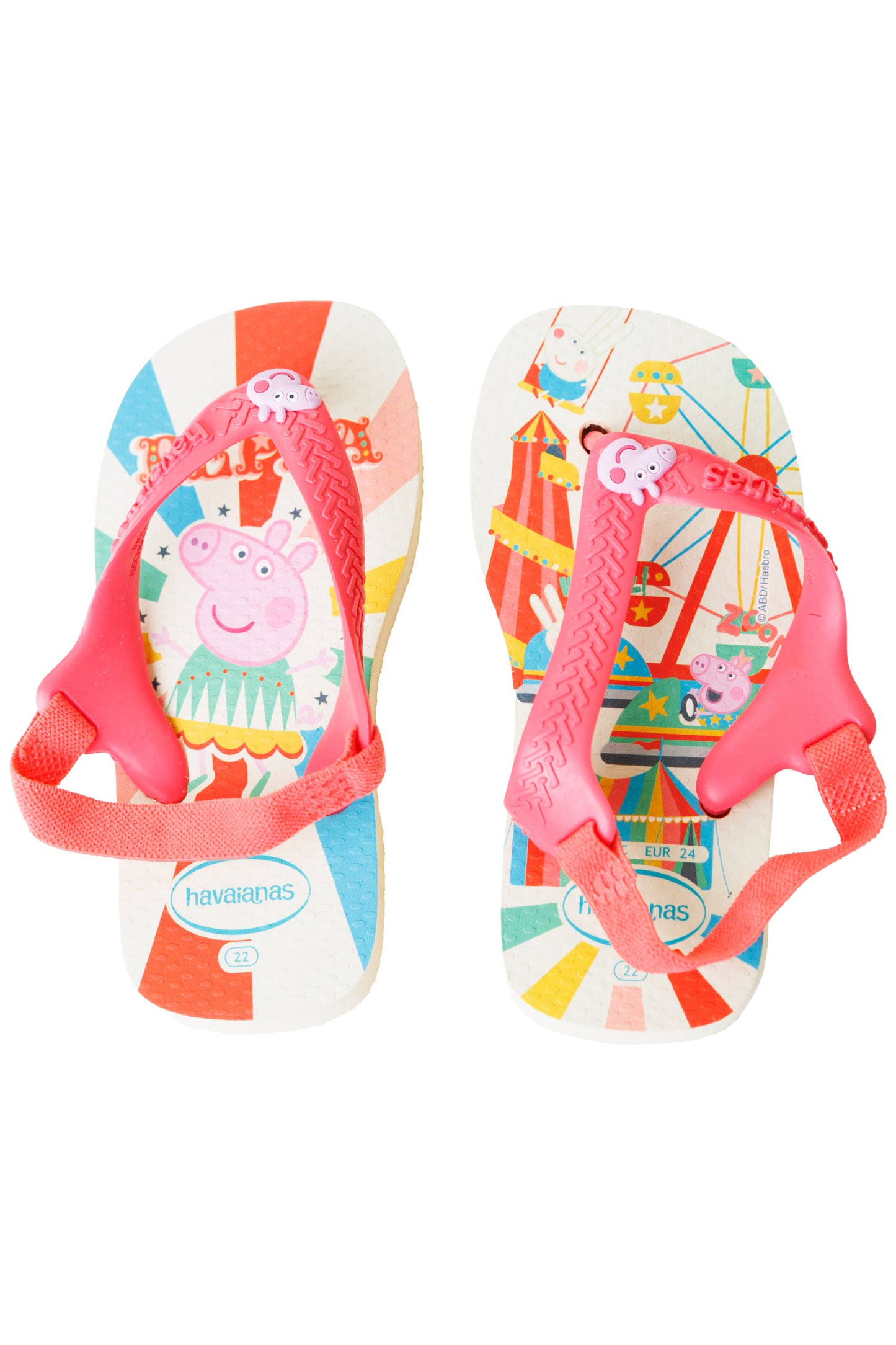 Load image into Gallery viewer, Havaianas Baby Peppa Pig Buttercream Coral
