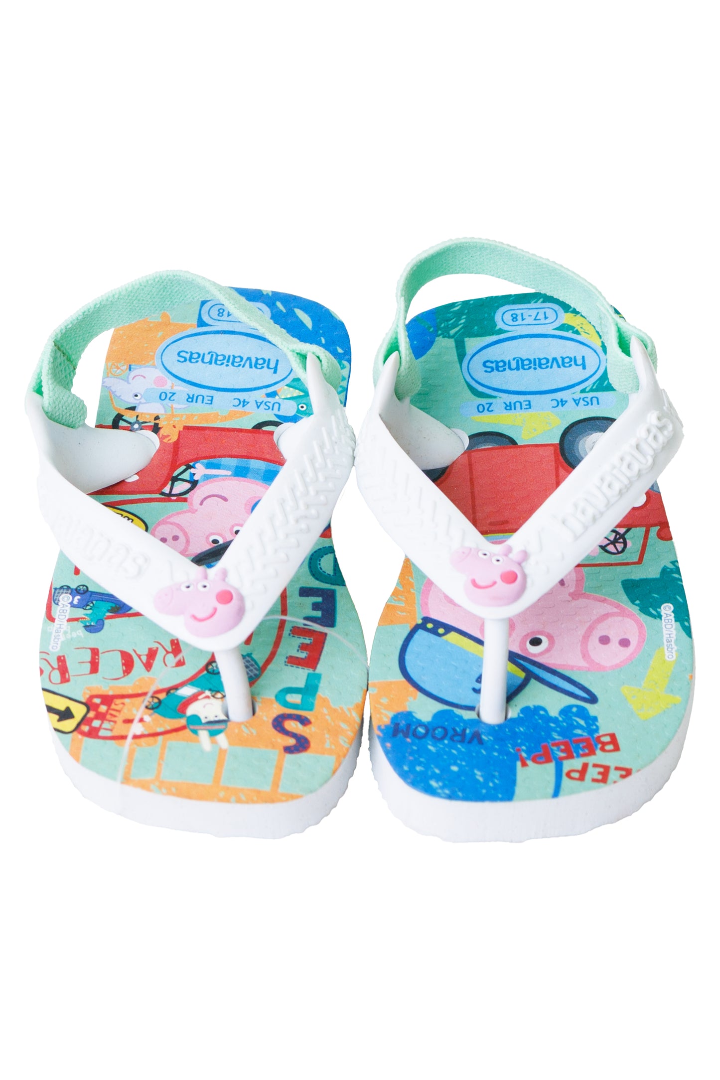 Load image into Gallery viewer, Havaianas Baby Peppa Pig White

