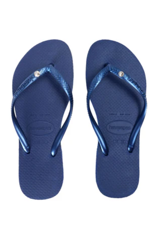 Havaianas Slim Crystal SW II Navy Blue