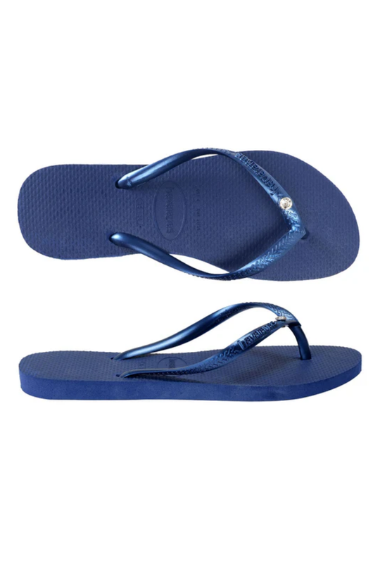 Havaianas Slim Crystal SW II Navy Blue