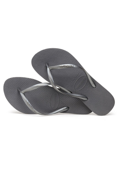 Slim Flip Flops Steel Grey
