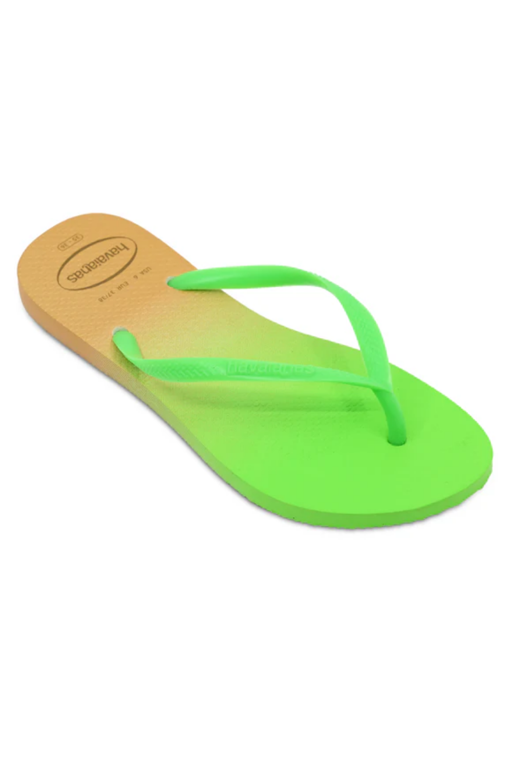 Load image into Gallery viewer, Havaianas Slim Gradient White/Flourescent Electric
