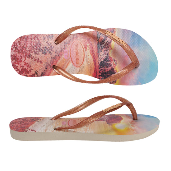 Havaianas Slim Paisage Beige/Orange