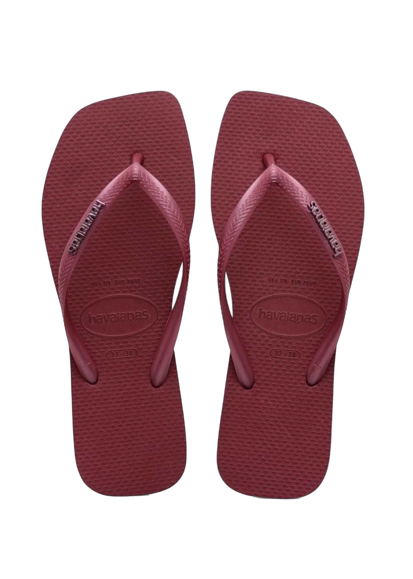 Load image into Gallery viewer, Havaianas Slim Square Logo Metallic Amaranth
