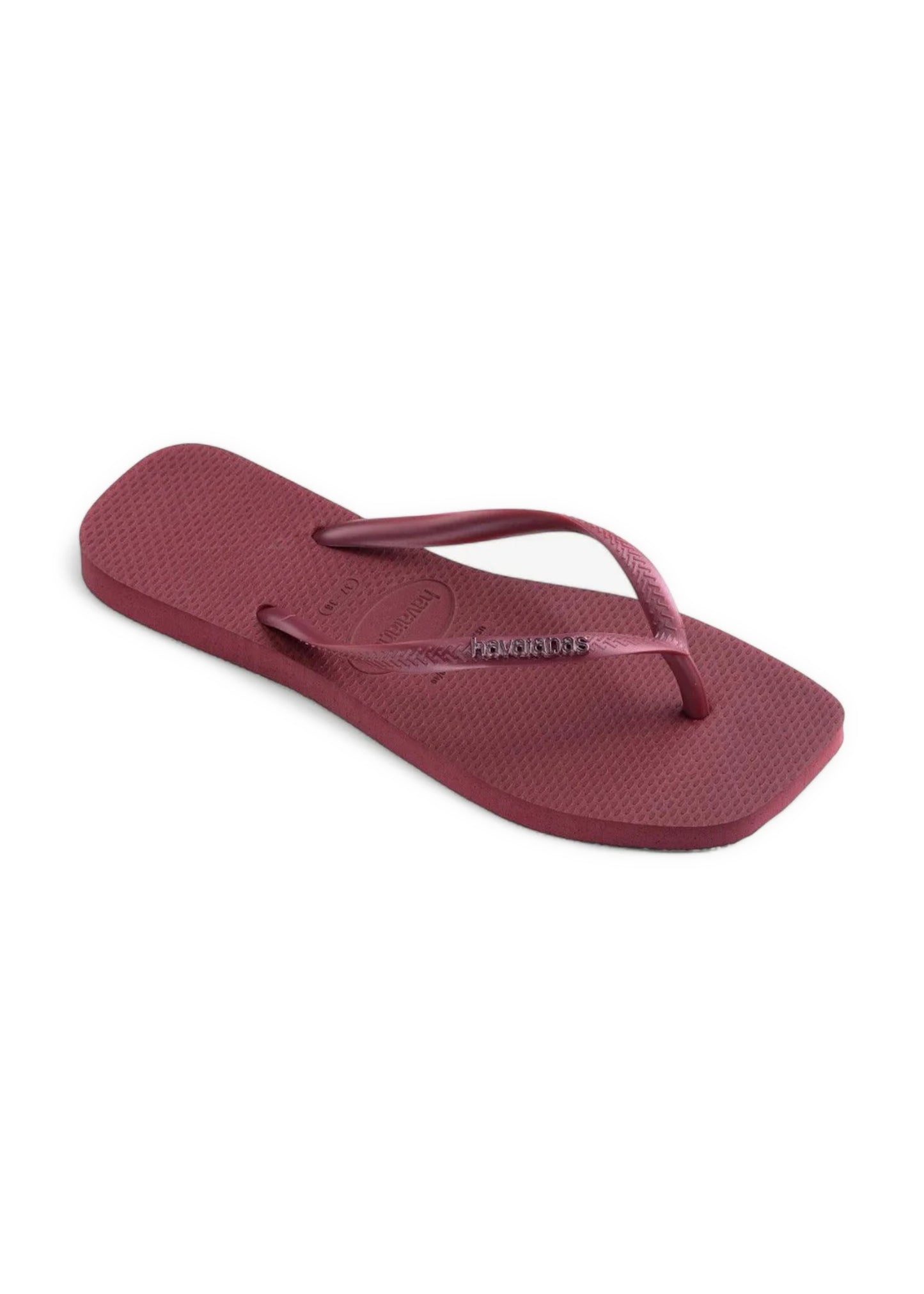 Load image into Gallery viewer, Havaianas Slim Square Logo Metallic Amaranth
