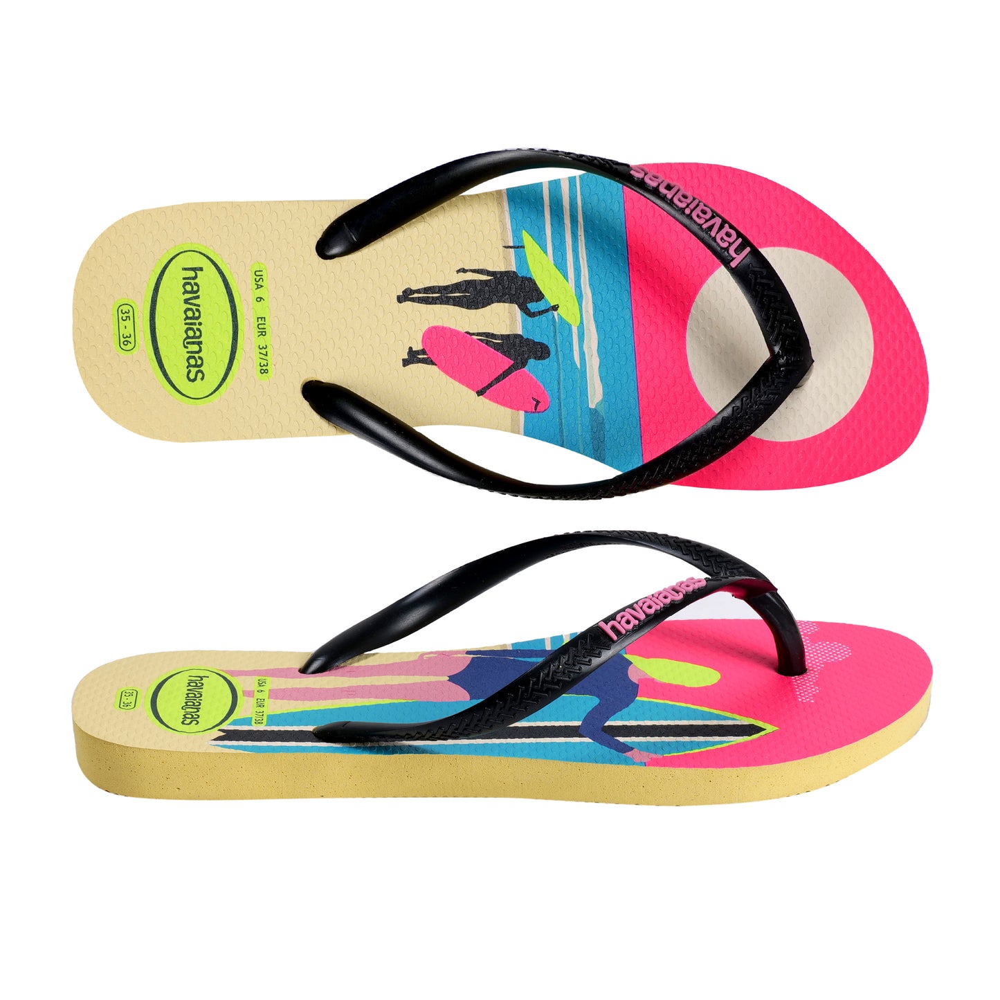Load image into Gallery viewer, Havaianas Slim Style Mix Lemon Yellow
