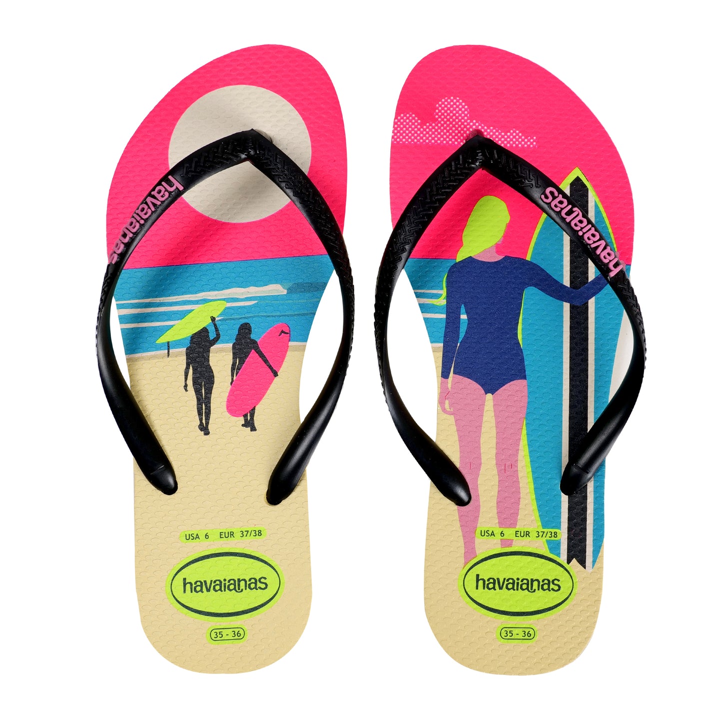 Load image into Gallery viewer, Havaianas Slim Style Mix Lemon Yellow
