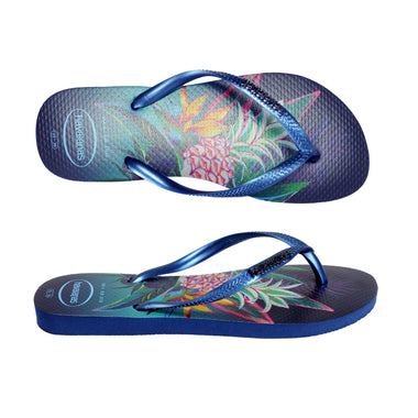 Havaianas Slim Tropical Navy Blue - Shoes