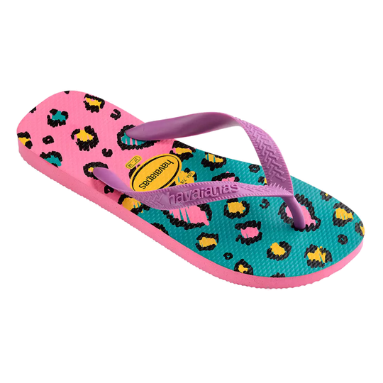 Havaianas Animal Print Blue/Pink - Shoes