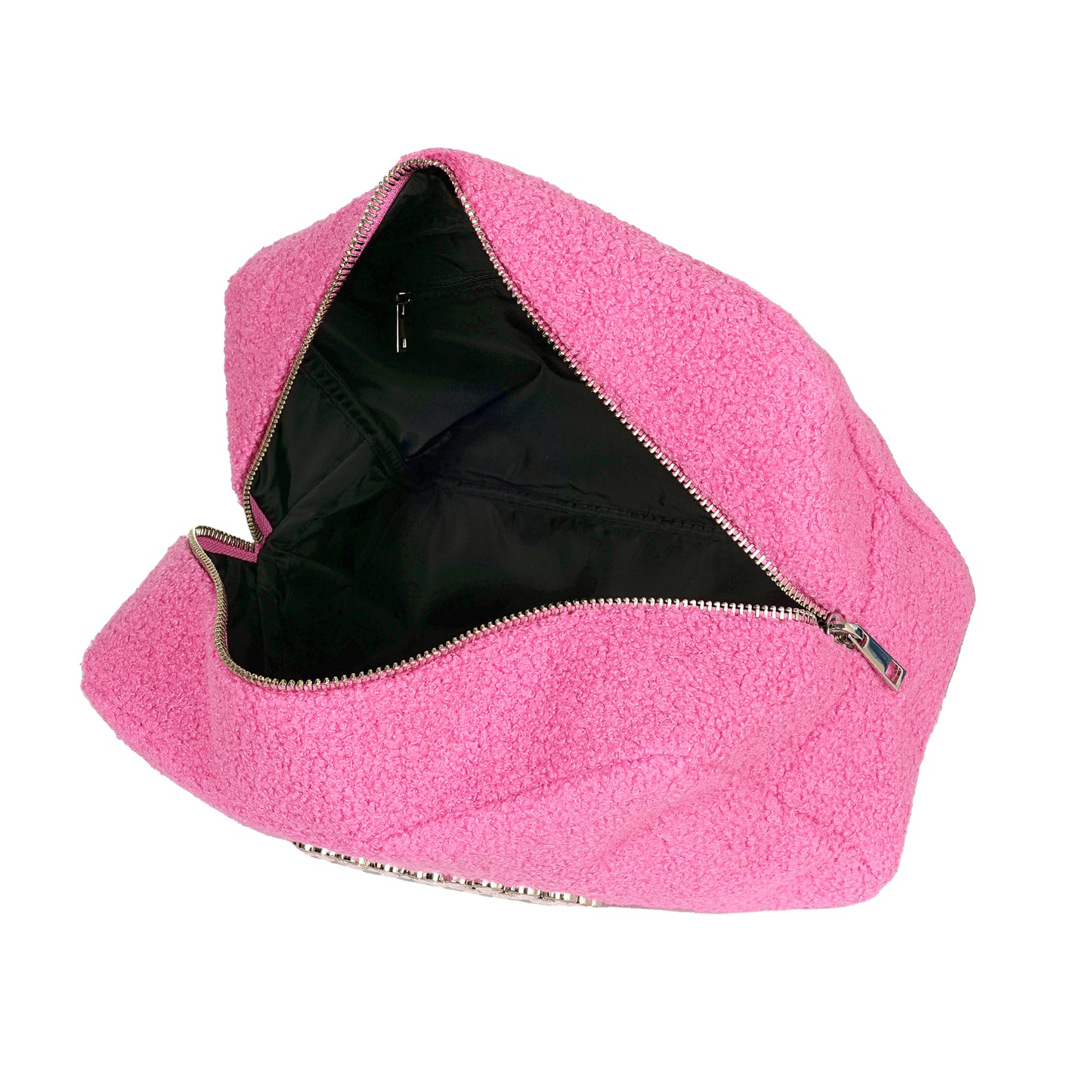 Load image into Gallery viewer, Heart Crystal Cosmetic Flamingo - ONE SIZE - Pouch
