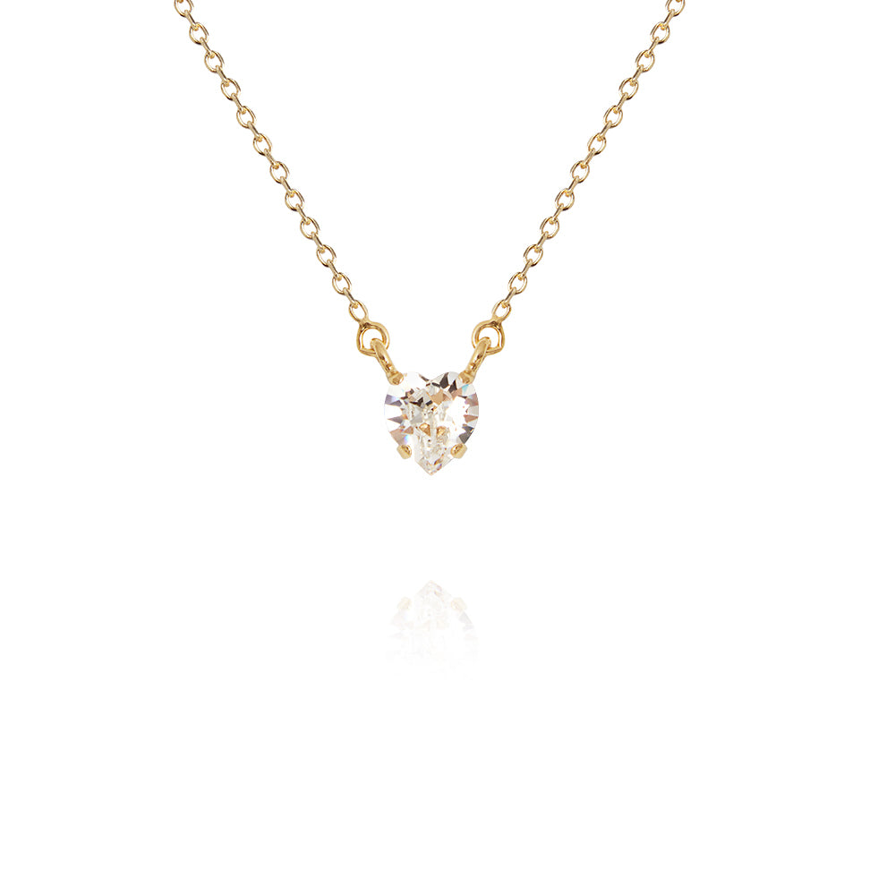 Load image into Gallery viewer, Valentina Heart Necklace Crystal
