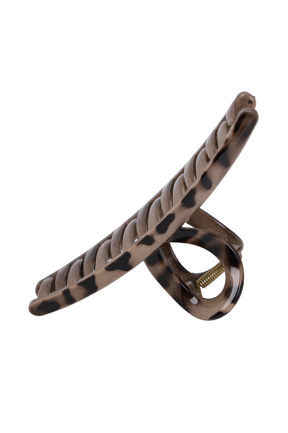 Load image into Gallery viewer, Leopard Print Matte Hair Claw Clip
