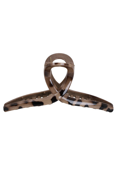 Matte Tortoise Shell Hair Claw Clip