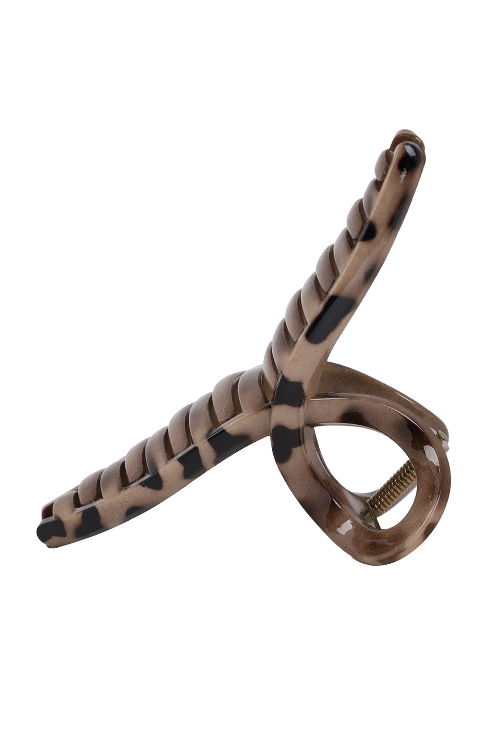 Load image into Gallery viewer, Matte Tortoise Shell Hair Claw Clip
