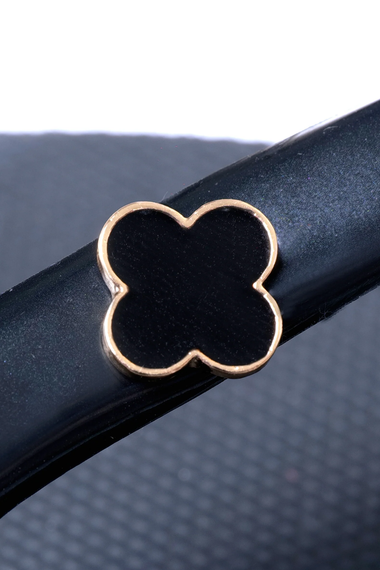 Ankle Tie Flip Flops Black