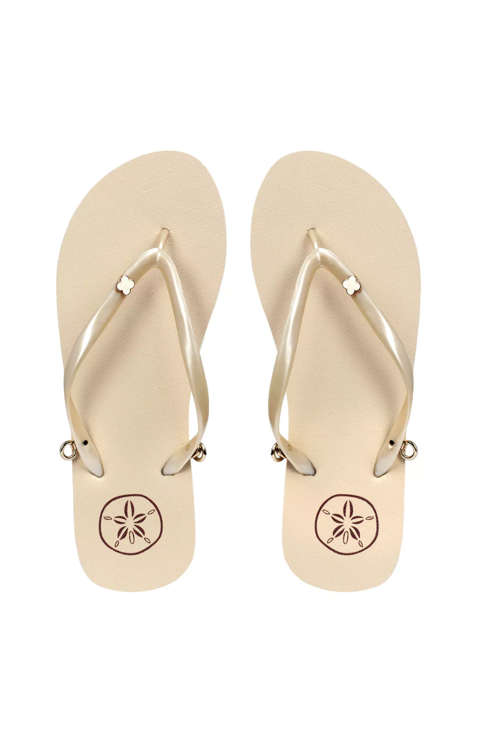 Load image into Gallery viewer, Ankle Tie Flip Flops Sand
