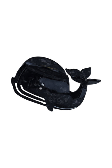 Black Whale Hair Claw Clip
