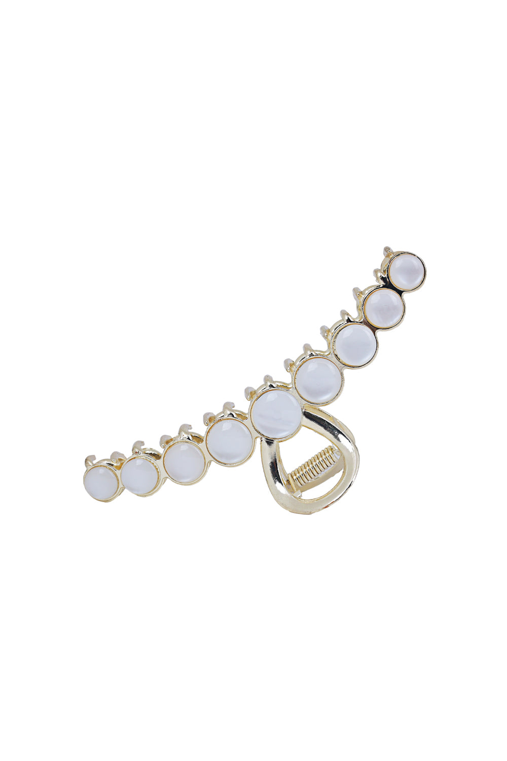 Load image into Gallery viewer, Elegant Gold Round Hair Claw Clip

