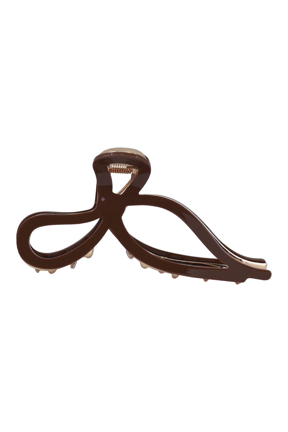 Load image into Gallery viewer, Elegant Hollow Leaf Bow Hair Claw Clips Brown
