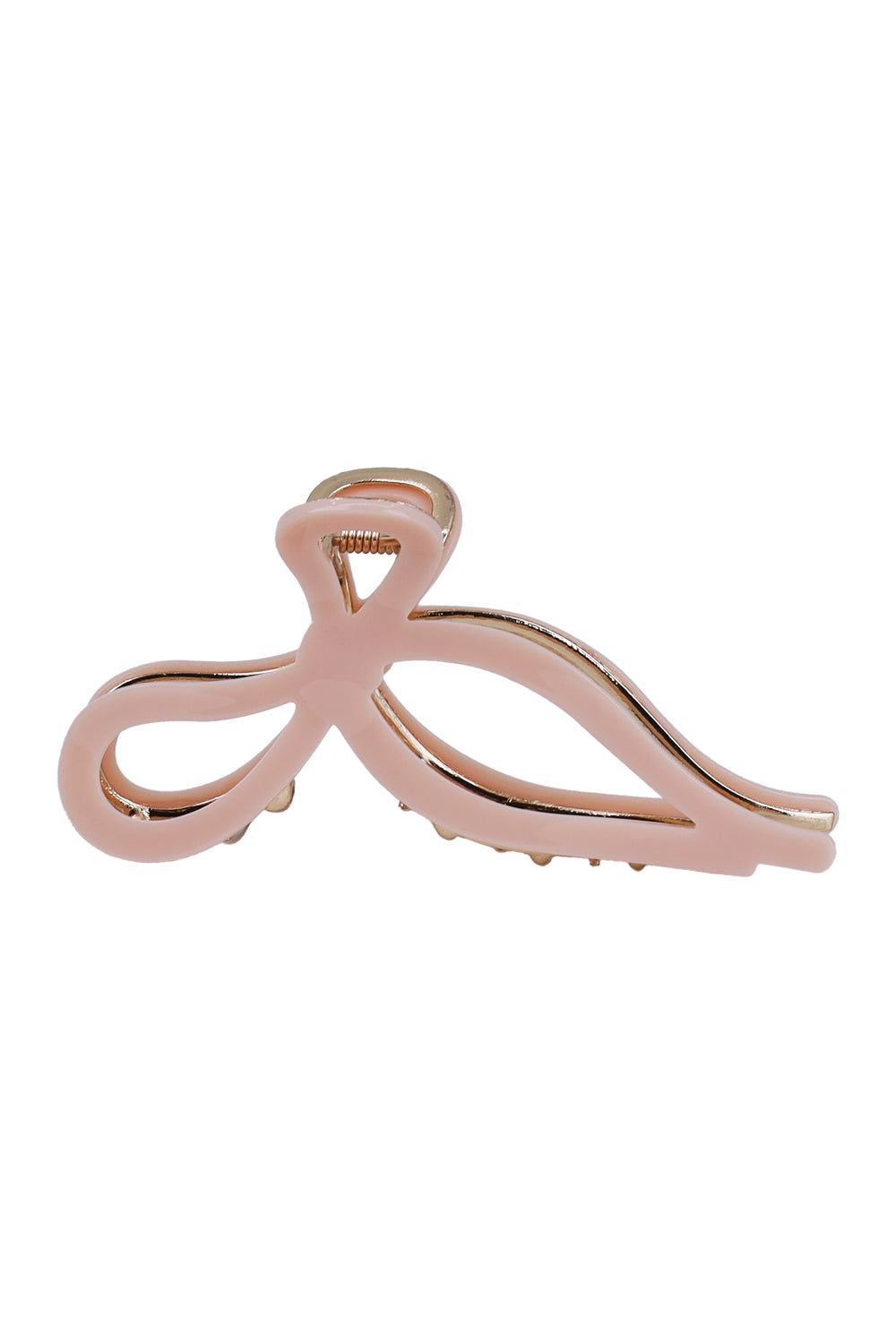 Load image into Gallery viewer, Elegant Hollow Leaf Bow Hair Claw Clips Pink
