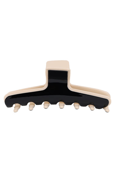 Geometric Black Hair Claw Clip