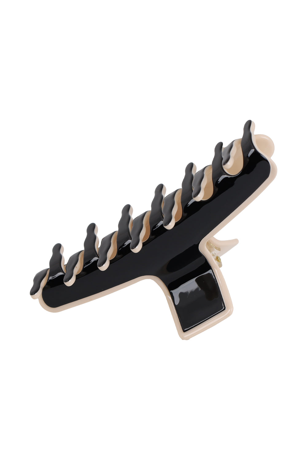 Load image into Gallery viewer, Geometric Black Hair Claw Clip
