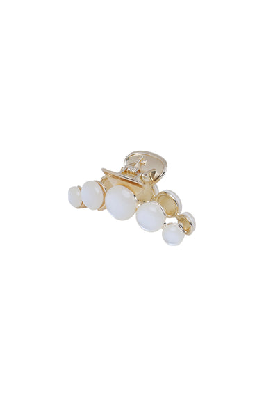 Gold Geometric Metal Hair Claw Clip