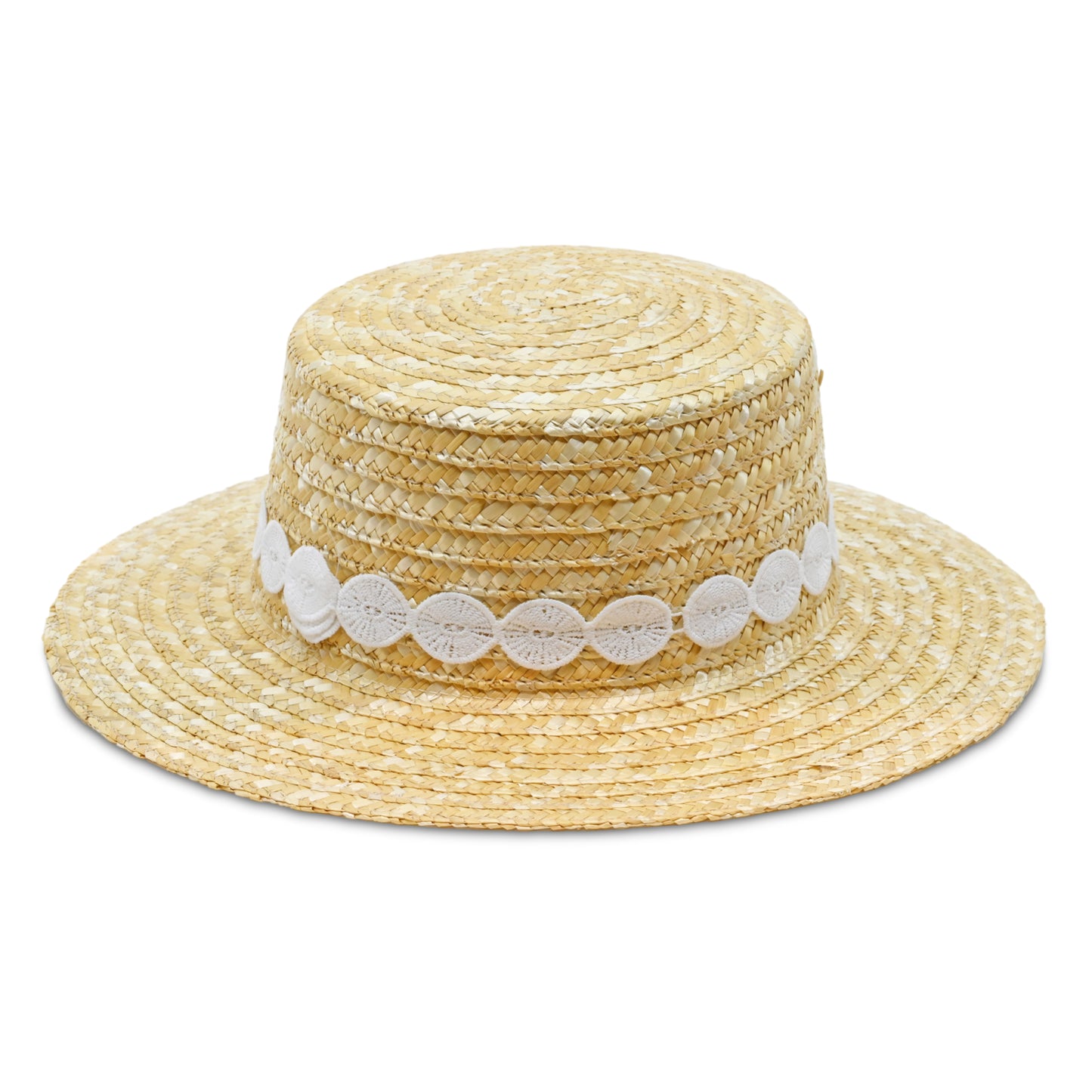 Load image into Gallery viewer, Summer Vacation Straw Hat Outdoors Beach White - Hat
