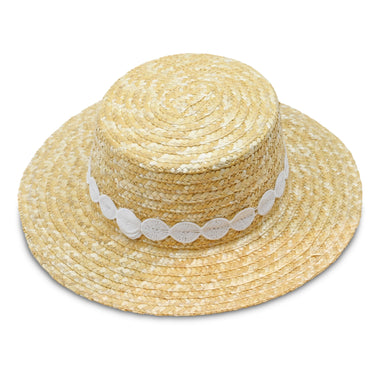 Summer Vacation Straw Hat Outdoors Beach White - Hat