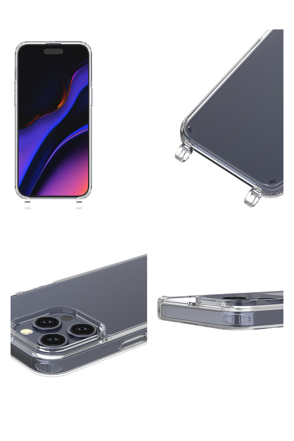Load image into Gallery viewer, Transparent Phone Case with Keychain Hole - Iphone 17 Pro
