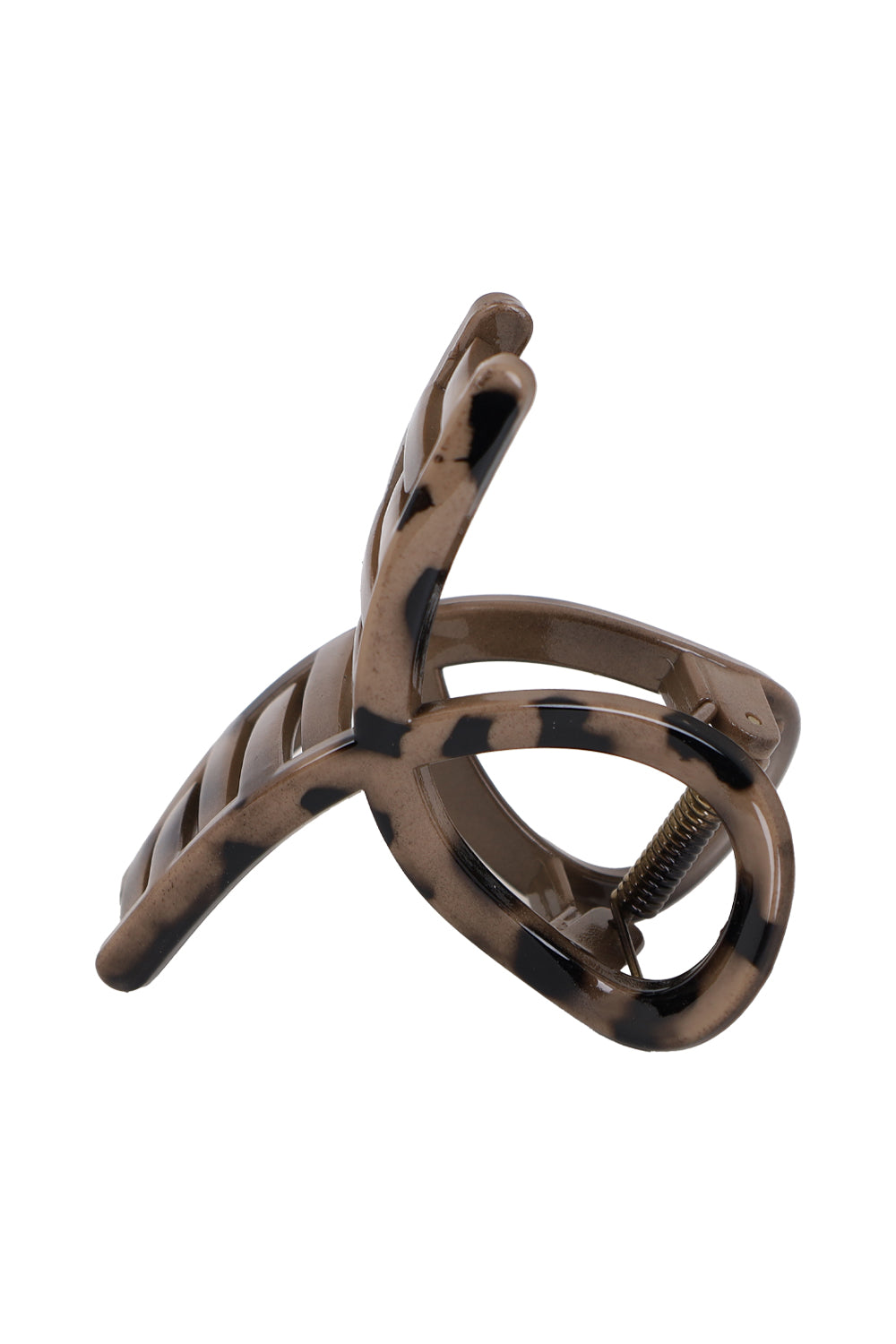 Load image into Gallery viewer, Matte Marble Loop Hair Claw Clip
