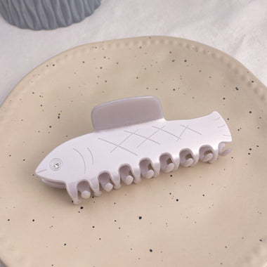 Minimalist Fish Bone Hair Claw Clip