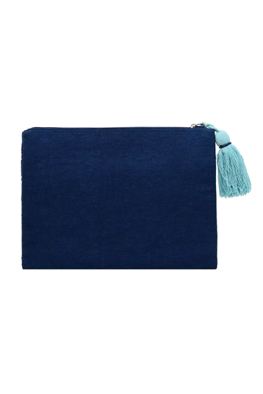 Mykonos Navy Blue Pouch