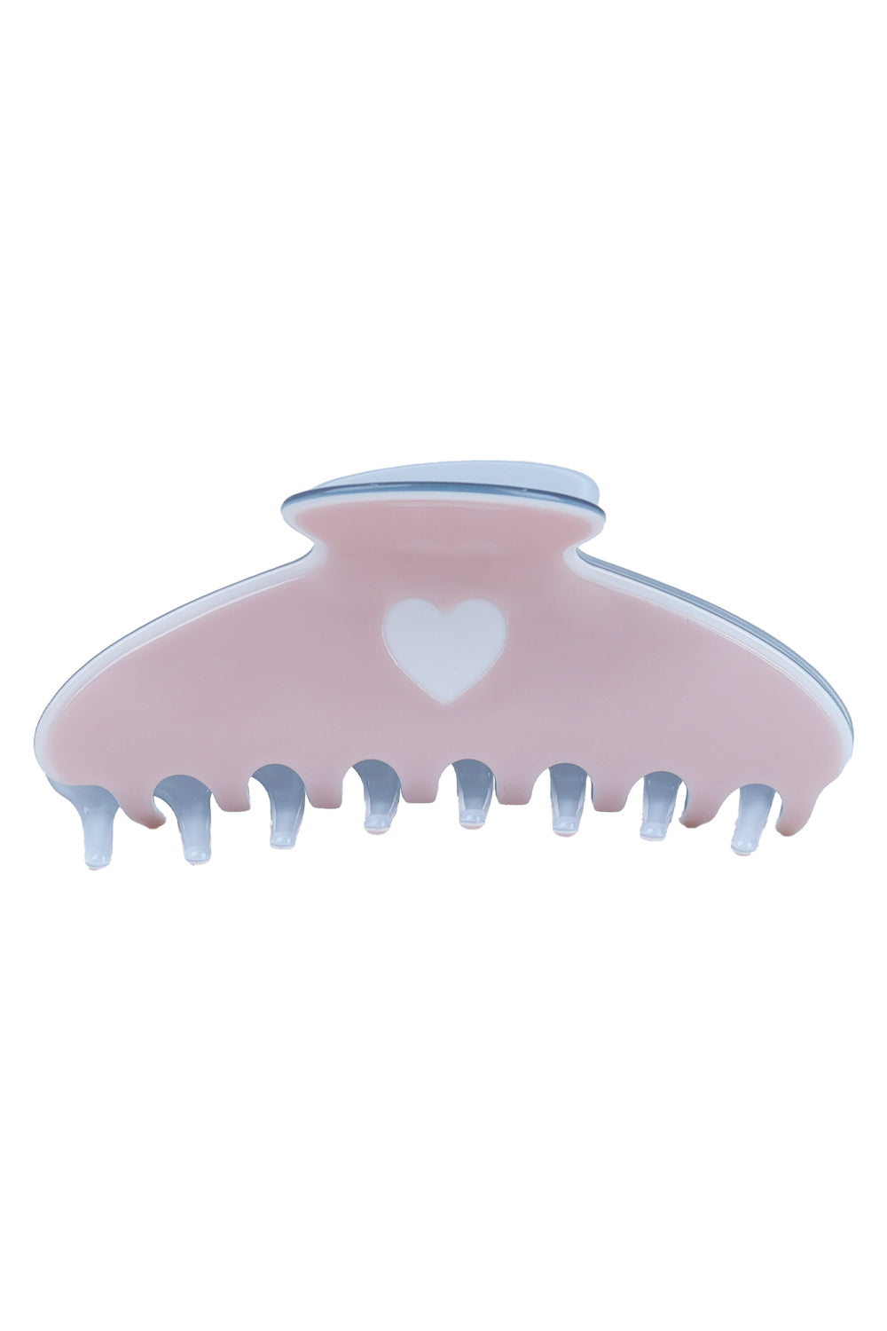 Load image into Gallery viewer, Pastel Heart Hair Claw Clips Blue/Pink
