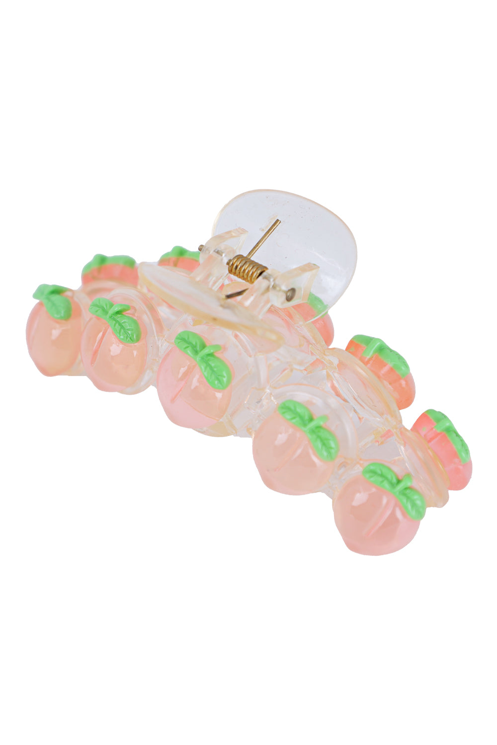Load image into Gallery viewer, Peach Charm Hair Claw Clip
