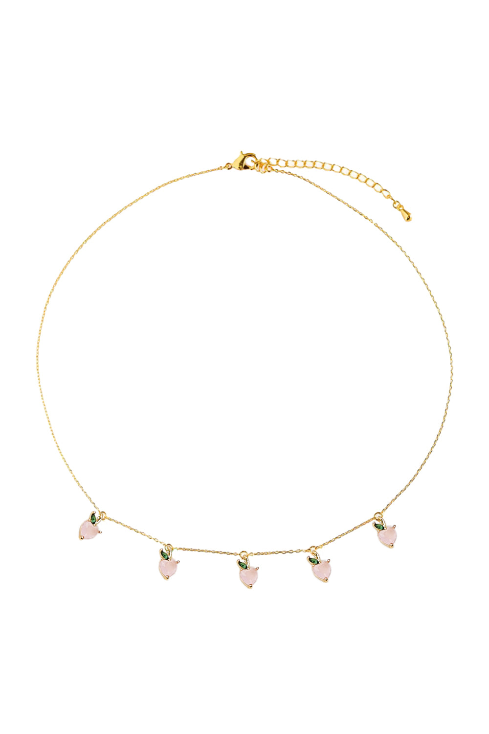 Load image into Gallery viewer, Peach Charm Necklace
